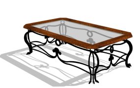 Wrought Iron Coffee Table
