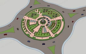 Roundabout Landscape Design