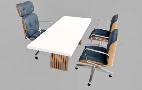 Modern Manager Office Desk And Chairs