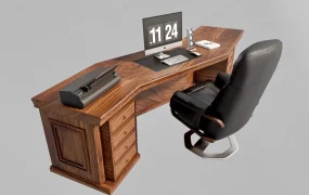 Modern Executive Desk And Chair