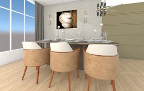 Modern 7 Piece Dining Set