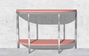 Modern Pink Console Table