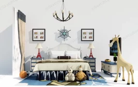 Nautical Theme Boys Room Idea