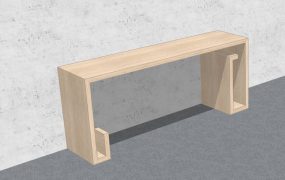 Country Style Console Table