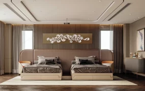 Luxury Twin Bedroom Design