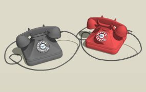 Traditional Rotary Dialing Telephones