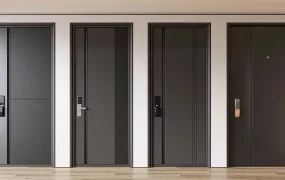 Modern Steel Security Entry Doors