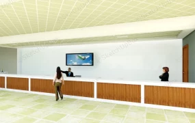 Long Reception Desk