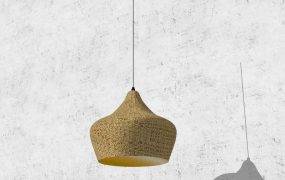 Rattan Pendant Light Fixture