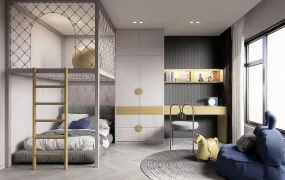 Modern Loft Kids' Bedroom